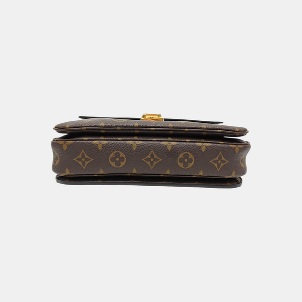 MÉTIS MM Monogram Coated Canvas Brown