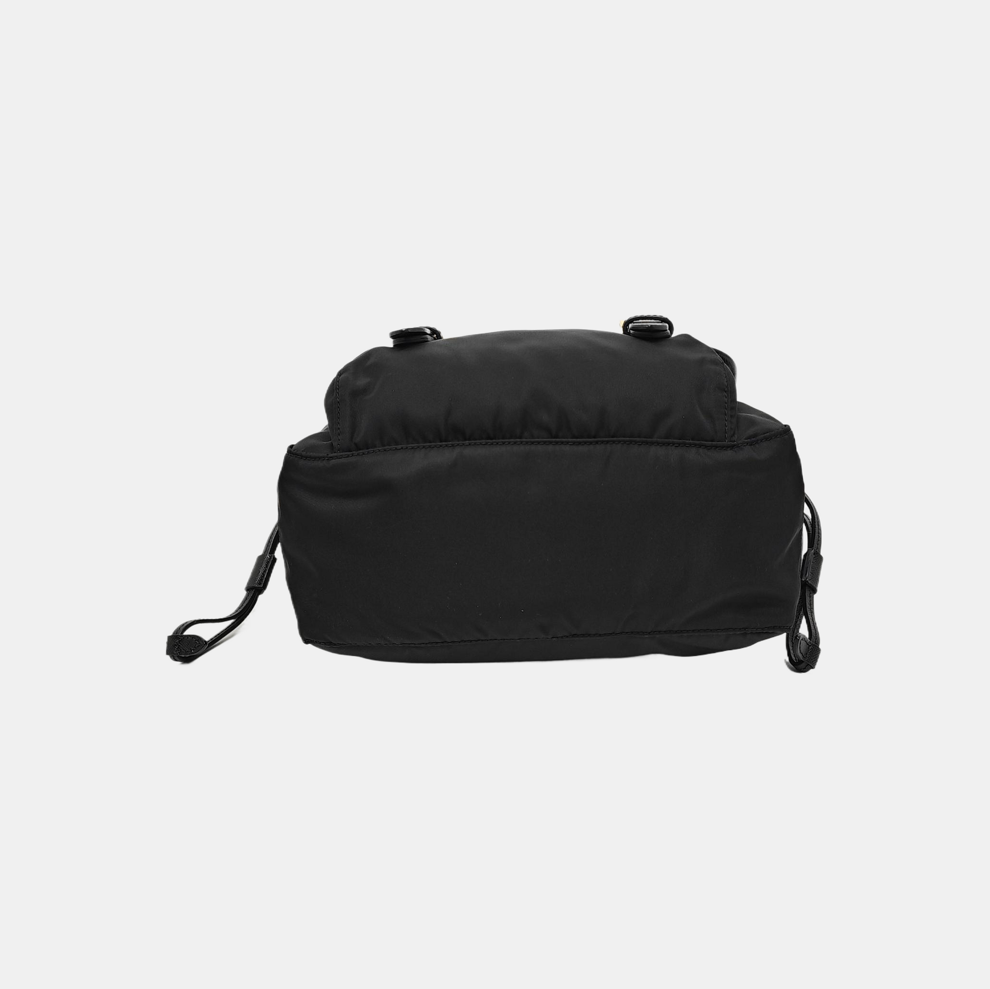 Nylon Shoulder Bag Black