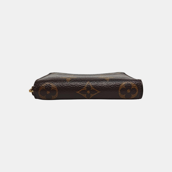 ZIPPY Monogram Coated Canvas Brown Wallet