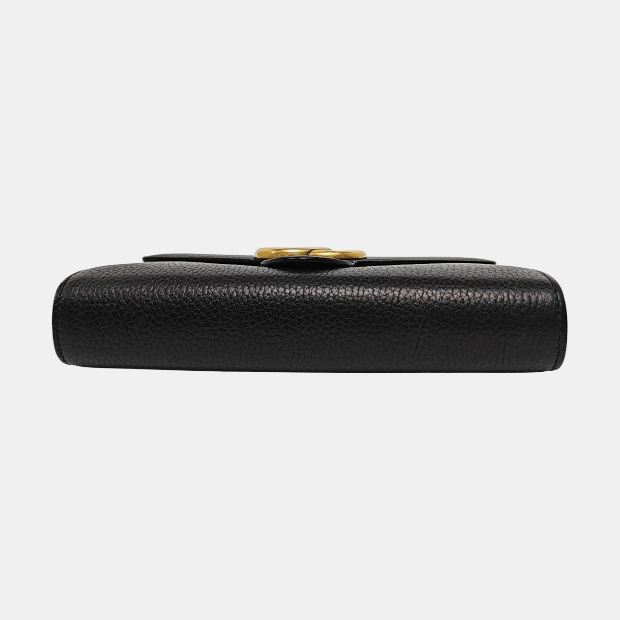 Authenticated pre-owned  GG Marmont Mini Calfskin Black - Shoulder Bag at Looply