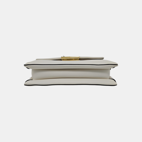 Calfskin Shoulder Bag White
