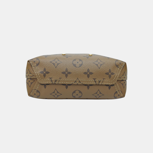 ATLANTIS BB Monogram Coated Canvas Brown