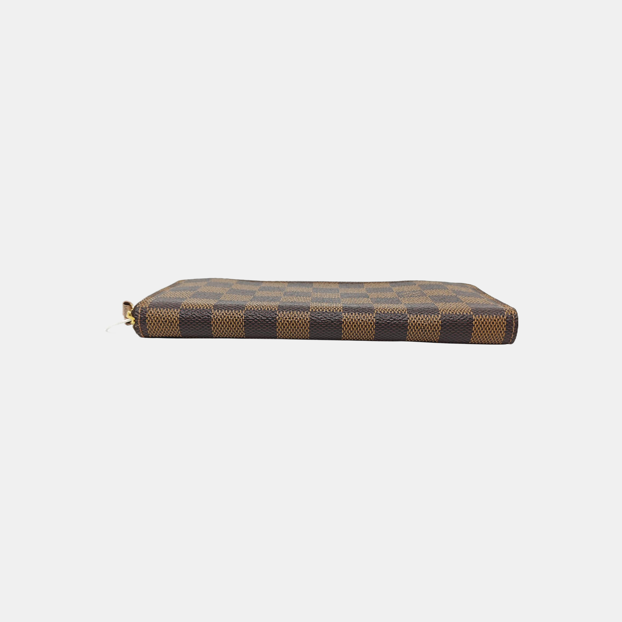 CLÉMENCE Damier Ebene Coated Canvas Brown Wallet