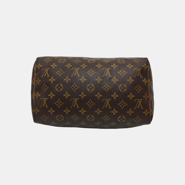 SPEEDY 35 Lona Revestida Monogram Marrón