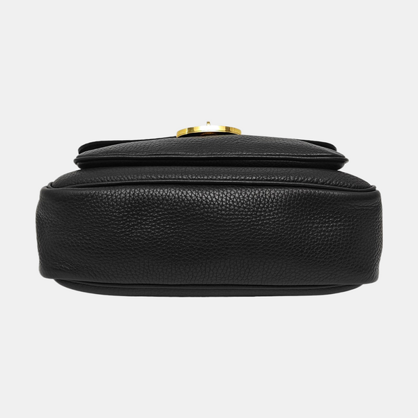 Calfskin Shoulder Bag Black