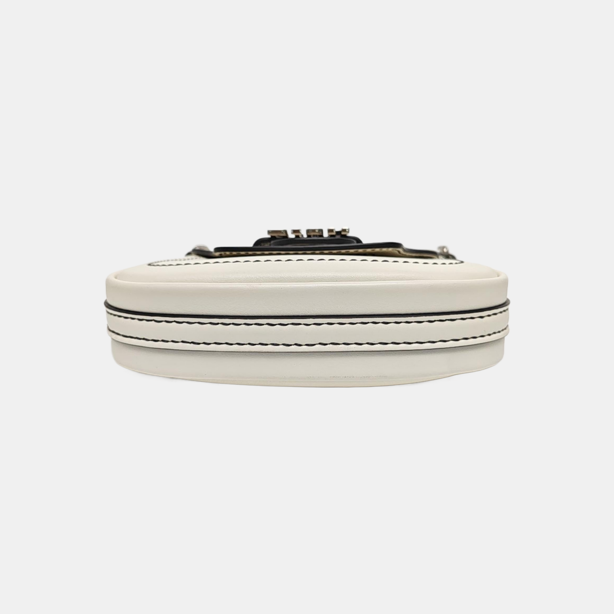 Calfskin Shoulder Bag White