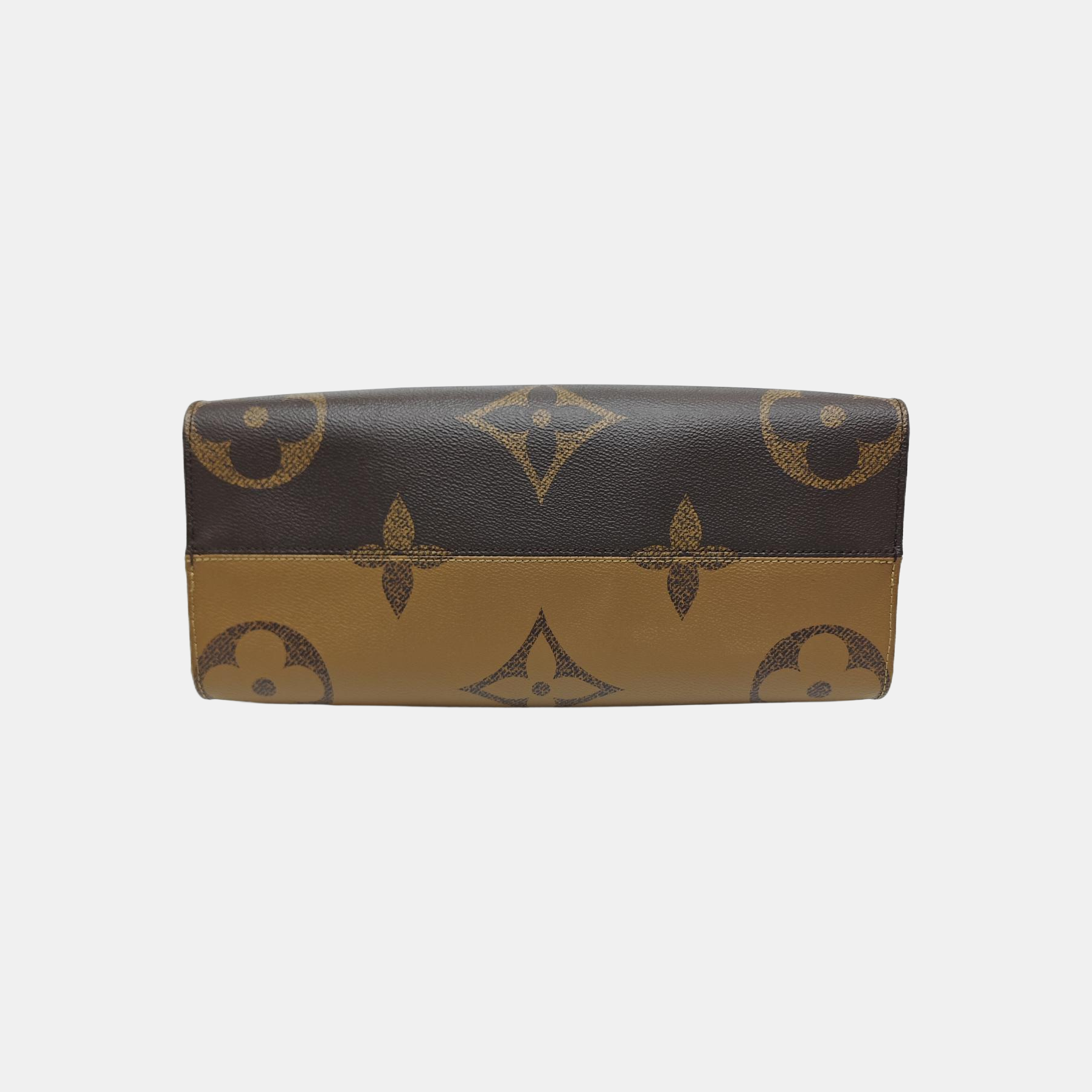 ONTHEGO MM Monogram Coated Canvas Brown