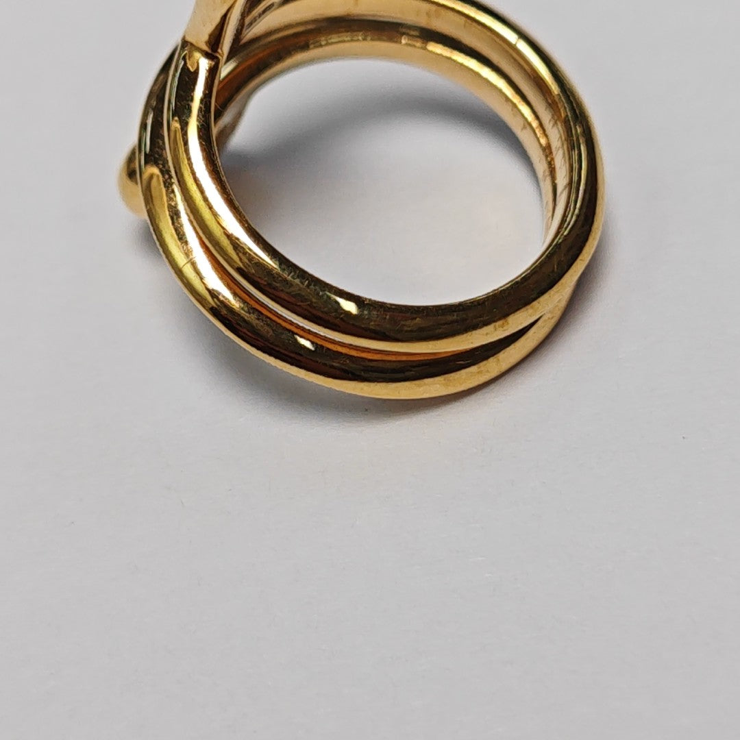 Metal Gold Ring EU 54