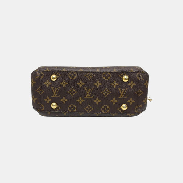 MONTAIGNE BB Monogram Coated Canvas Brown