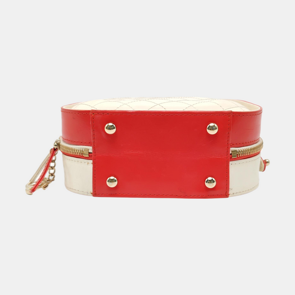 Quilted Calfskin White