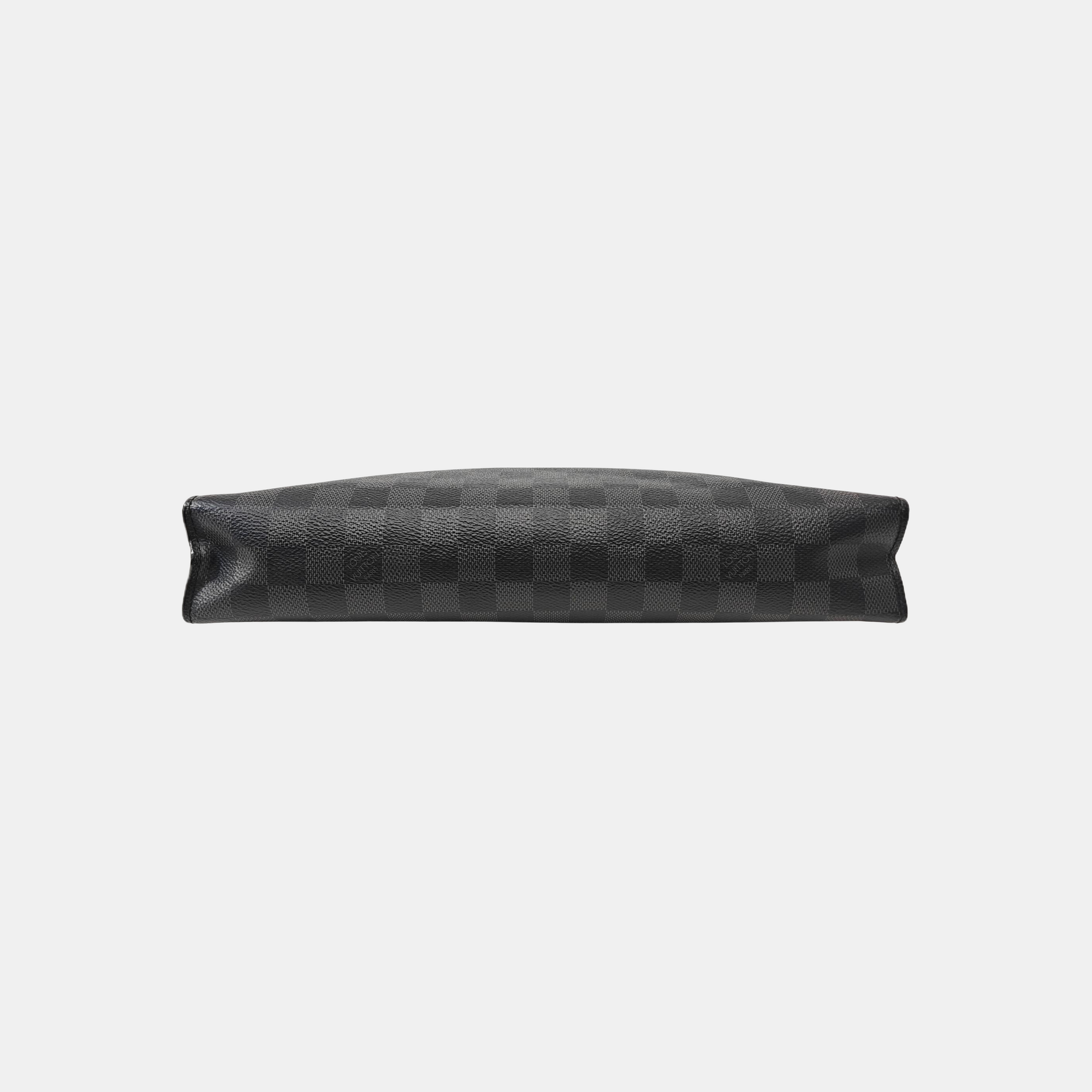 Pochette Voyag GM Damier Graphite Coated Canvas Gray