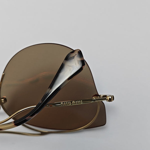 Metal Sunglasses Brown