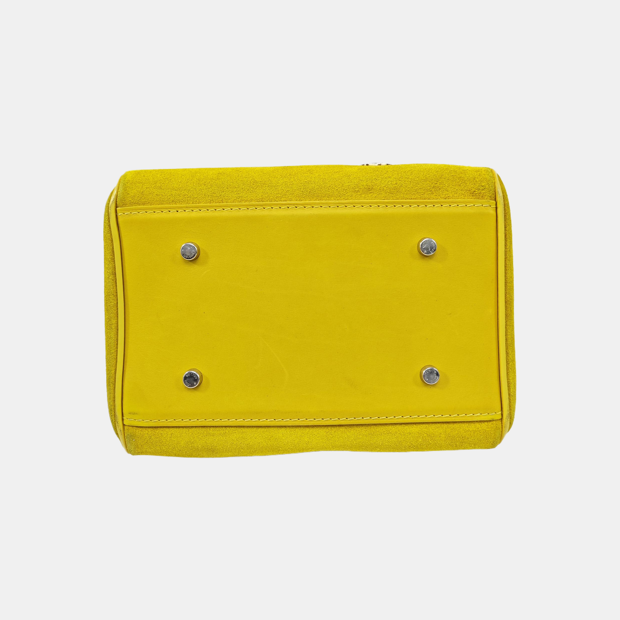 SPEEDY CUBE PM Damier Calfskin Yellow