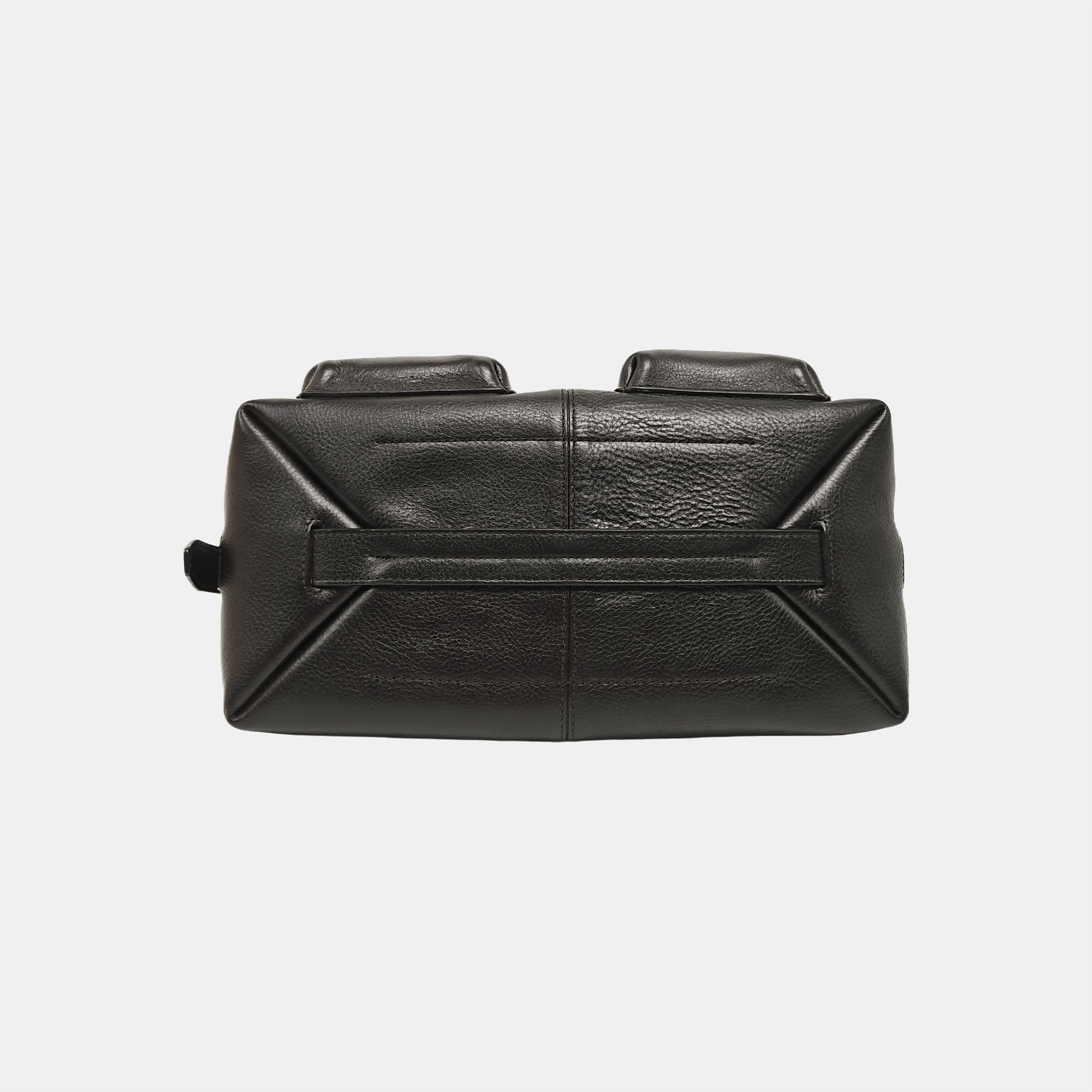 Calfskin Shoulder Bag Brown