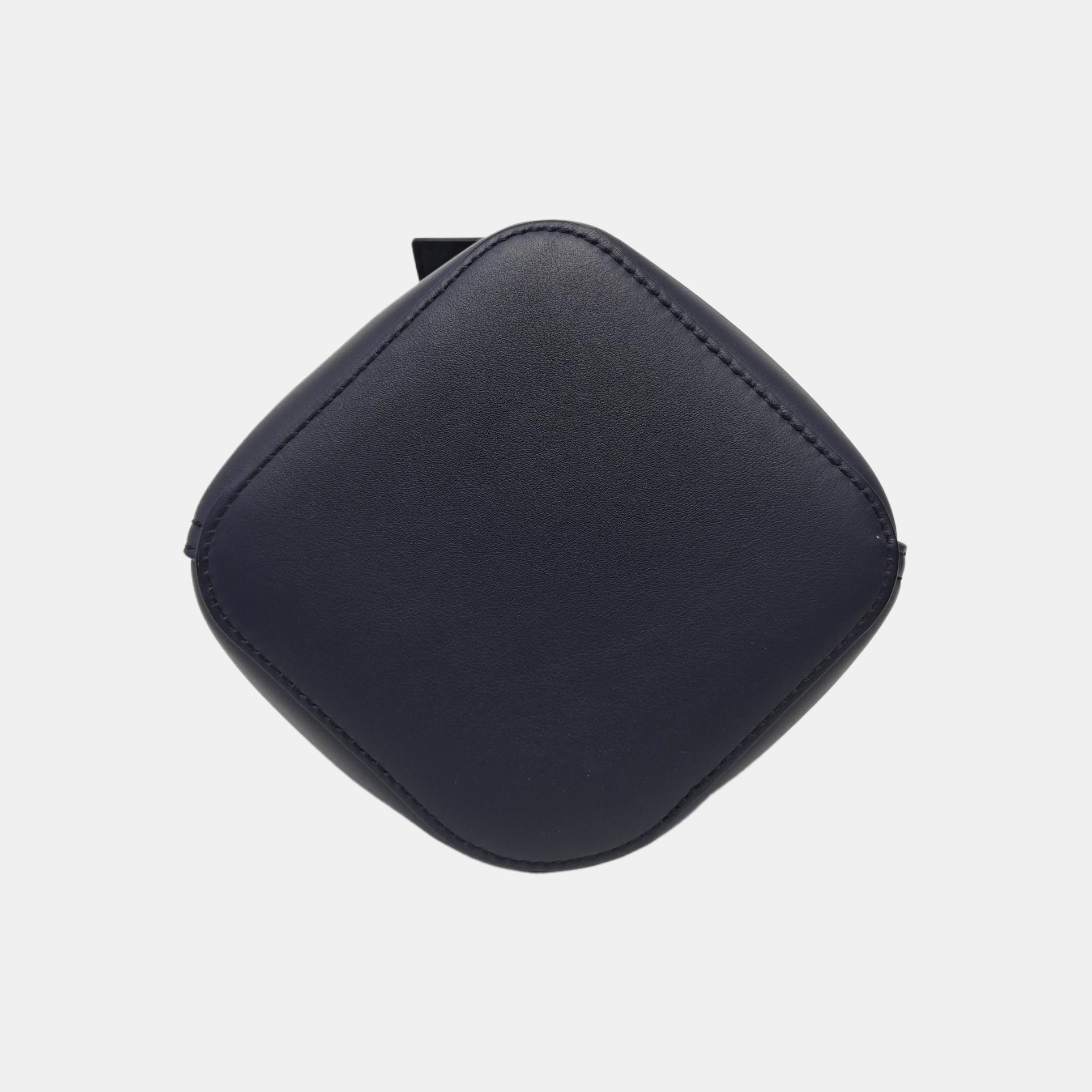 Pebble Bucket Mini Calfskin Blue