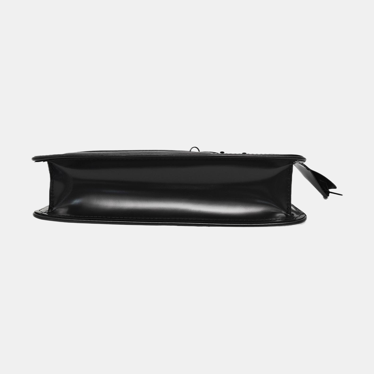 Calfskin Top Handle Bag Black