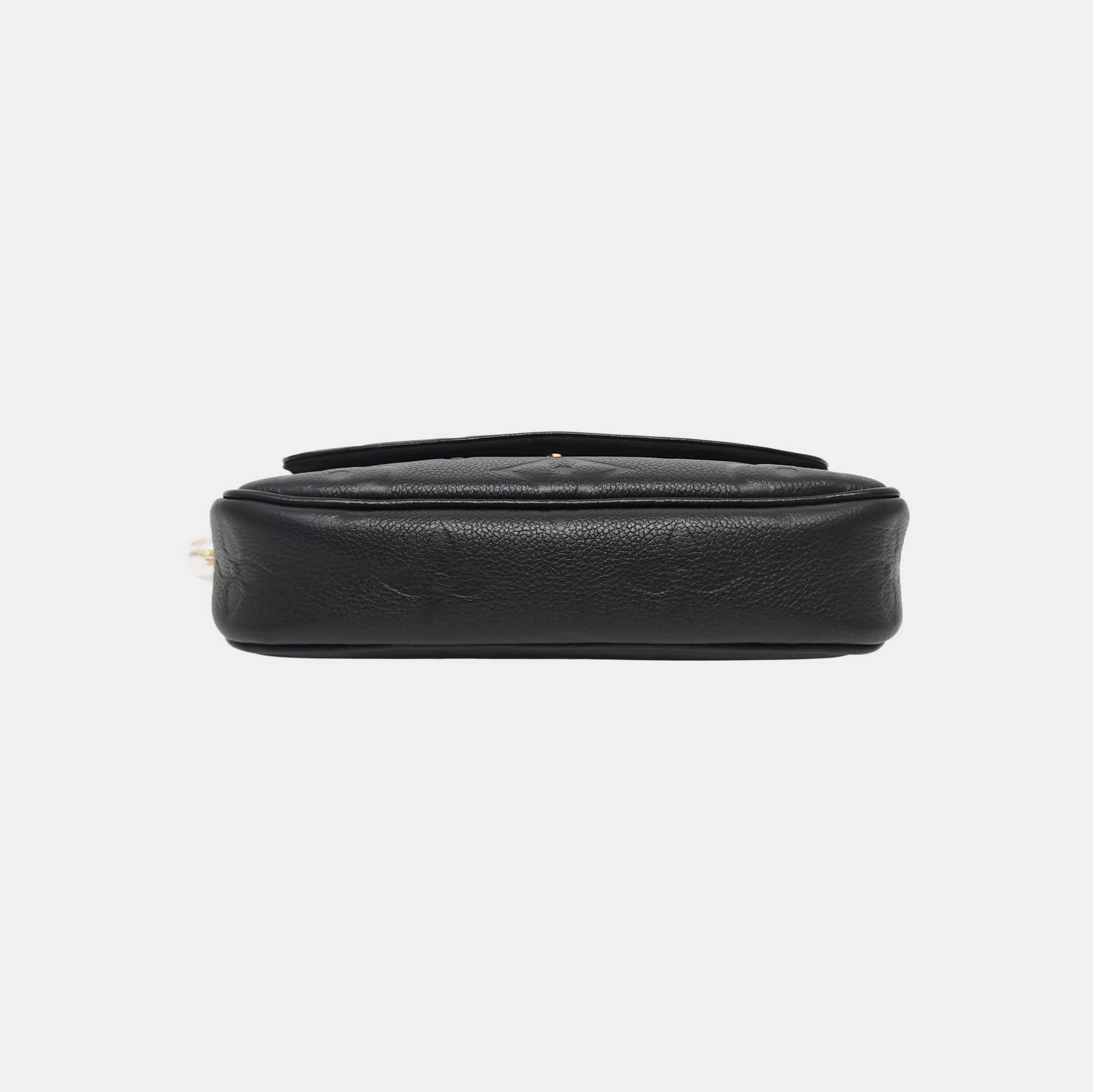 IVY Monogram Calfskin Black