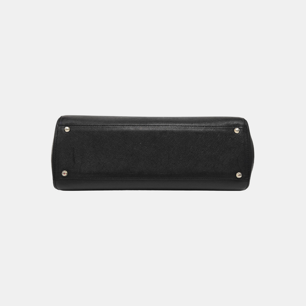 Calfskin Tote Bag Small Black