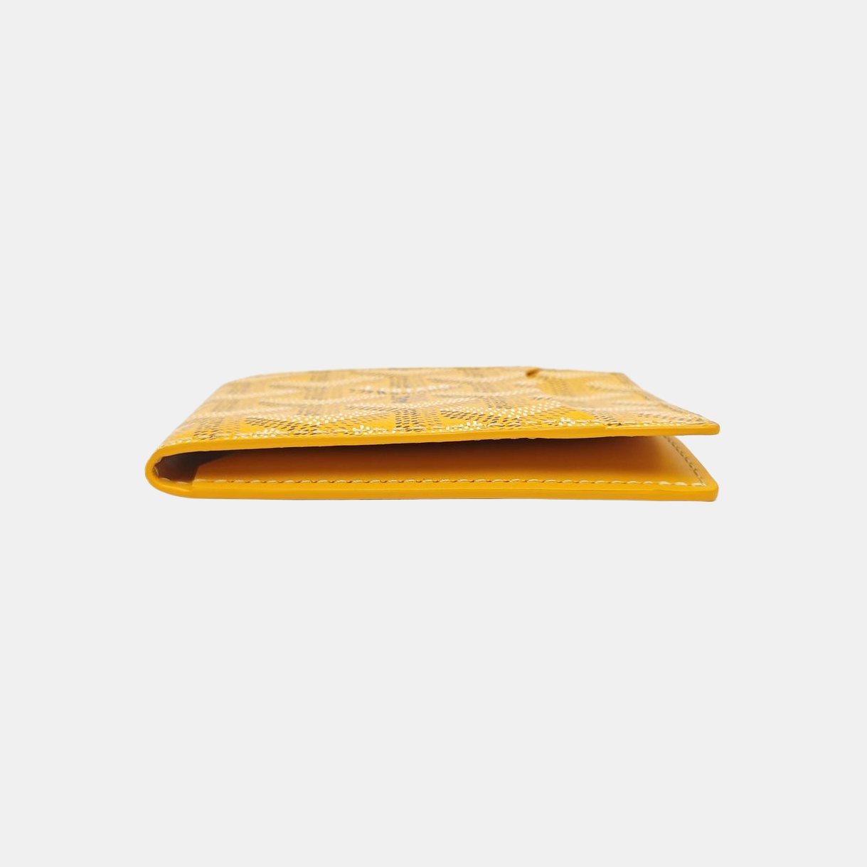 Coated Canvas Wallet Yellow