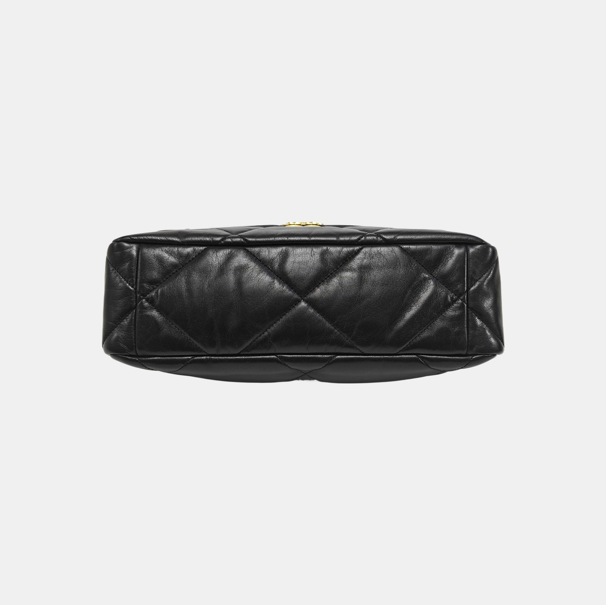 CHANEL 19 Medium Quilted Lambskin Black