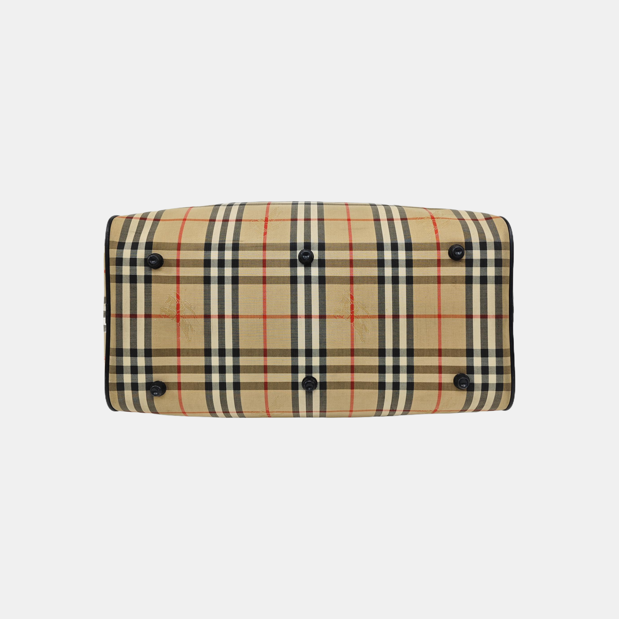 Canvas Top Handle Bag Beige