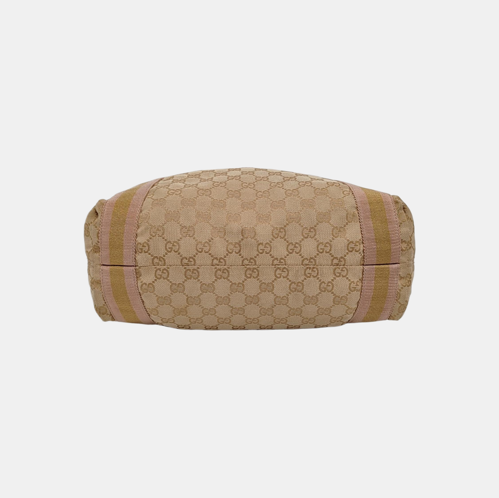 Monogram Canvas Tote Bag Beige