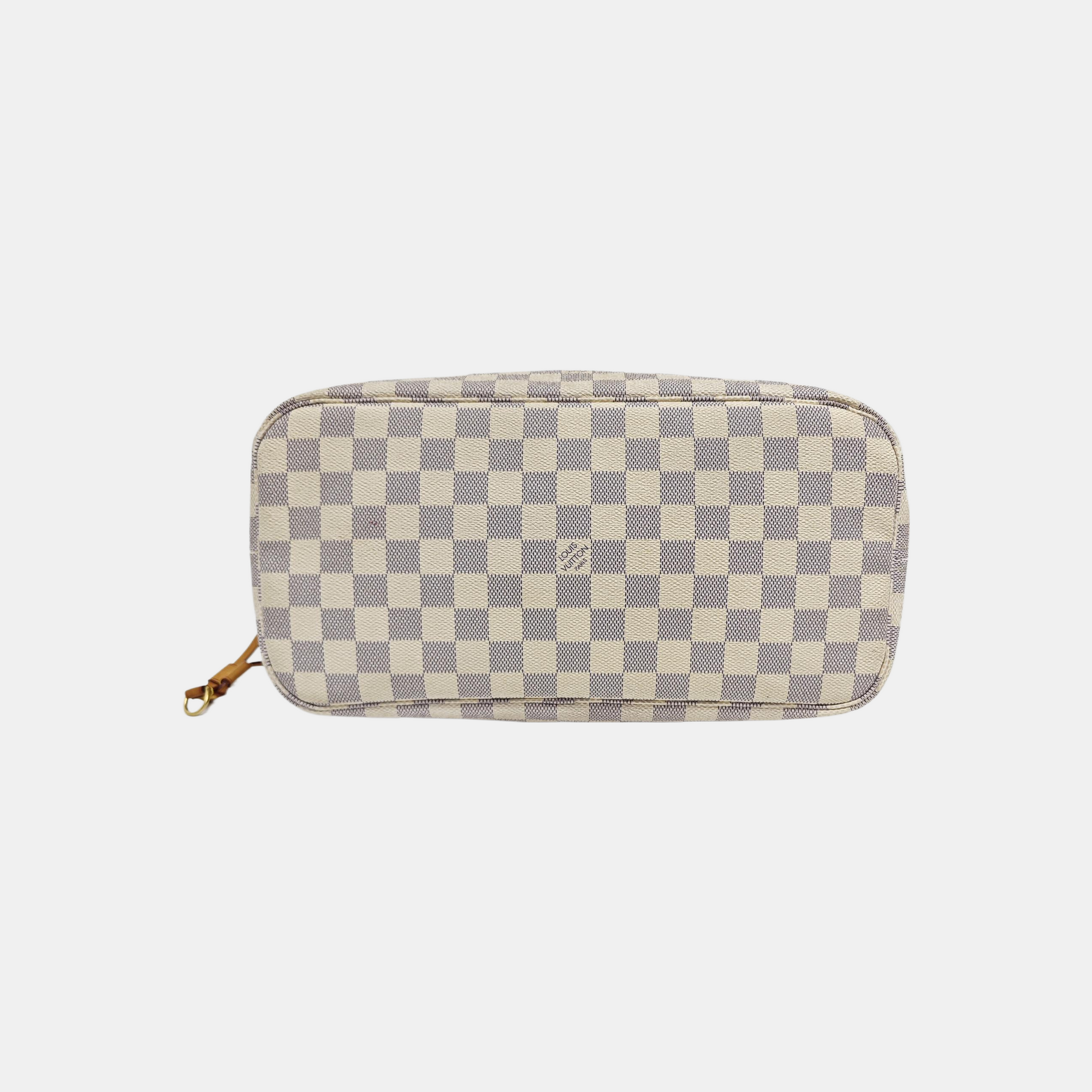 NEVERFULL MM Damier Azur Coated Canvas Beige
