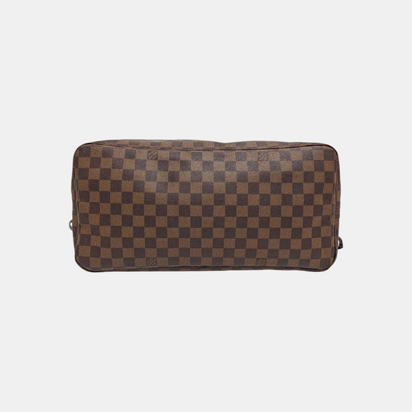 NEVERFULL GM Damier Ebene Coated Canvas Brown