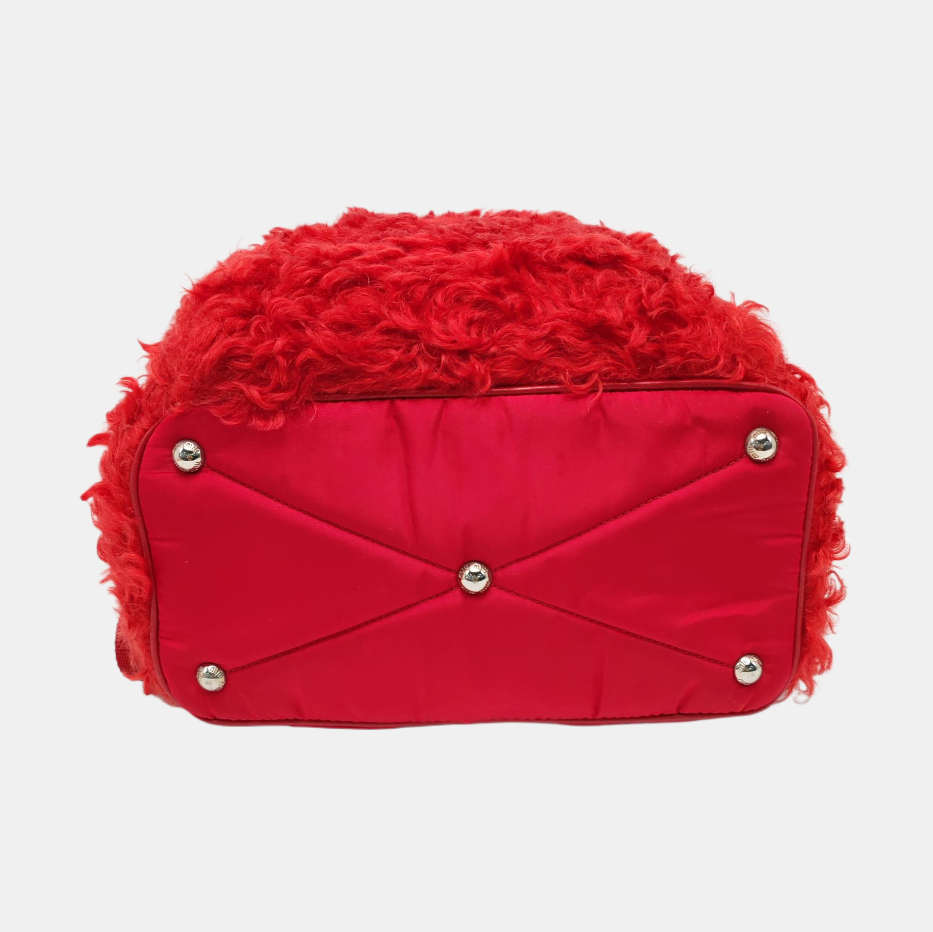 Fabric Backpack Red
