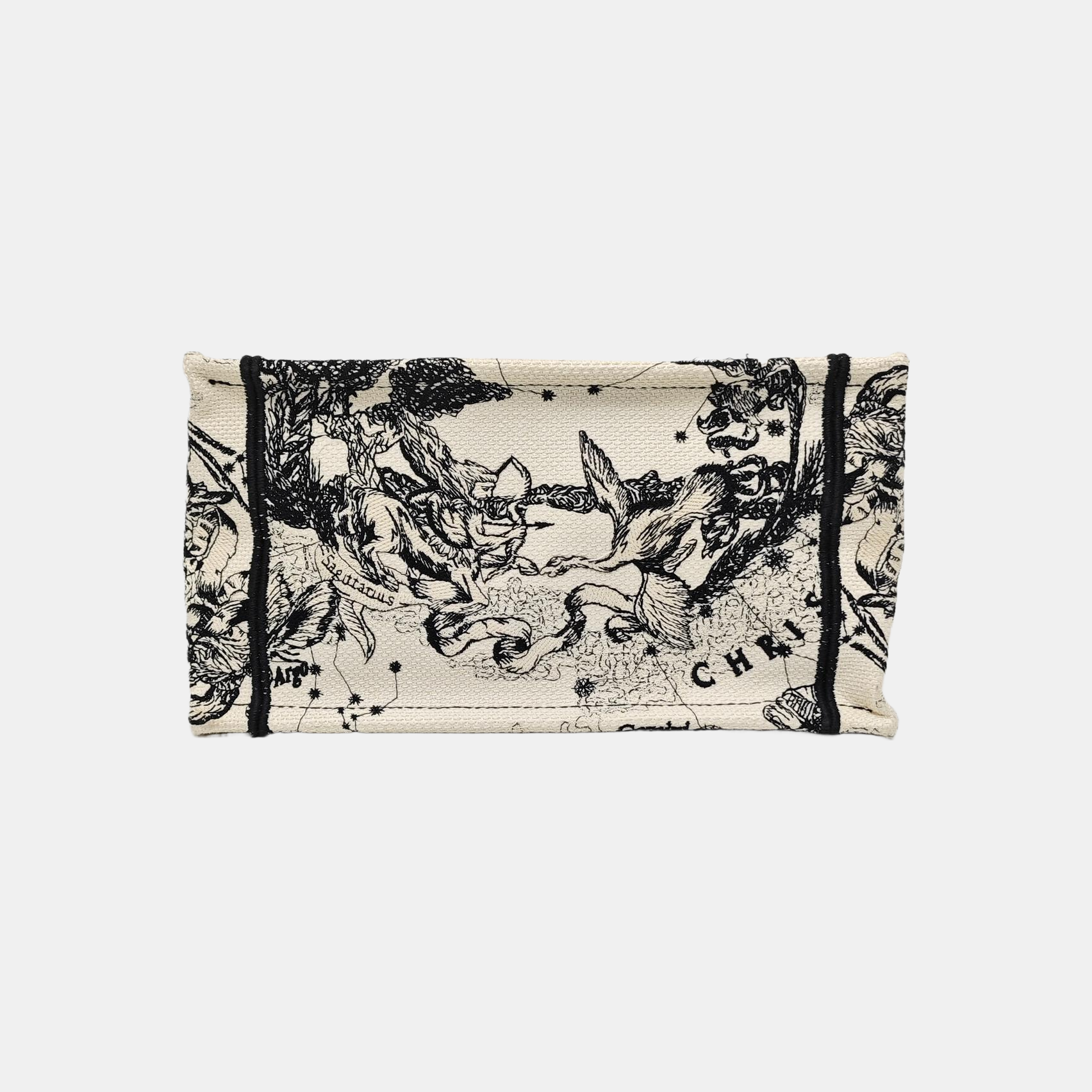 Book Tote Small Canvas White
