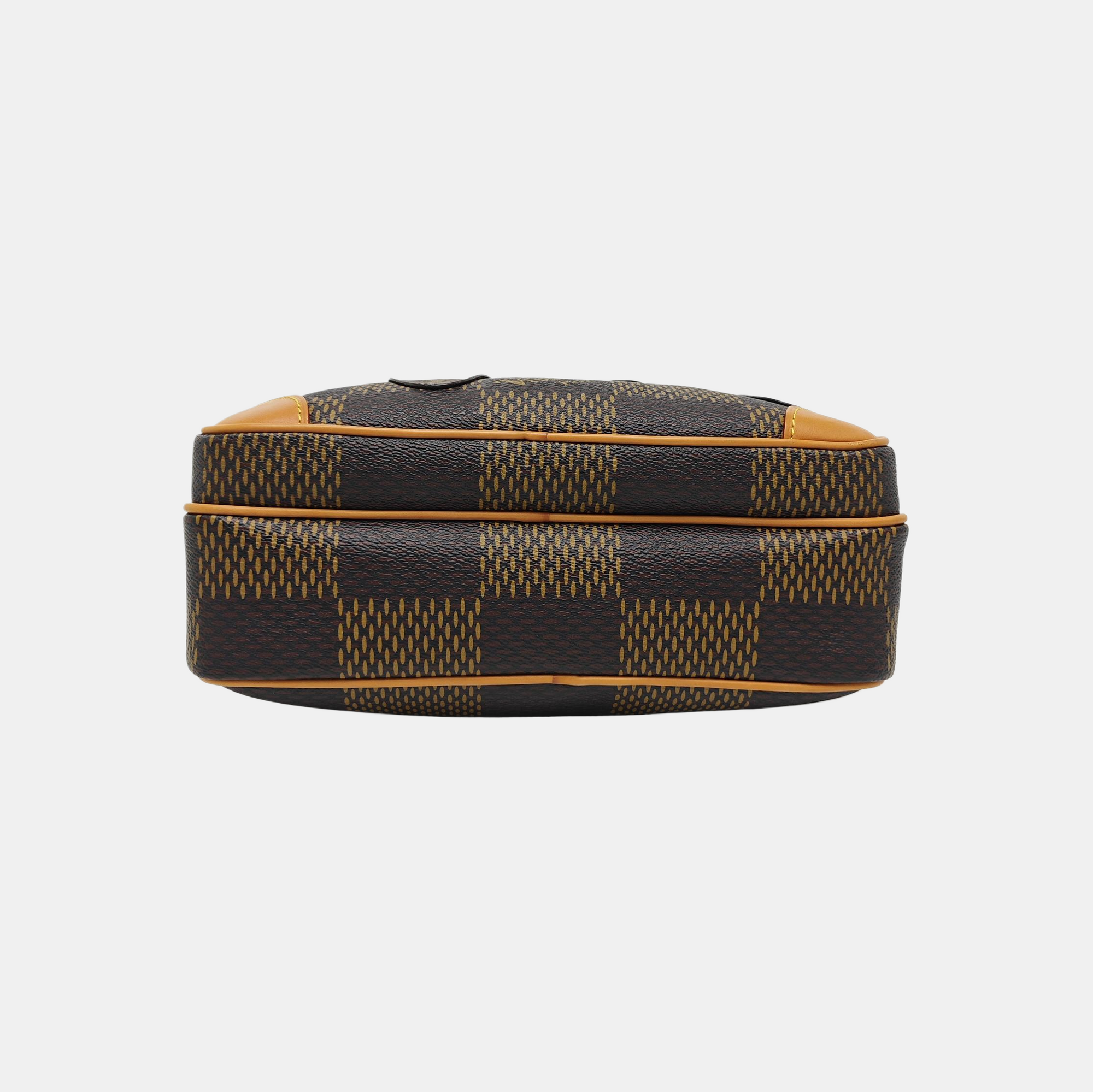 NIL Damier Ebene Calfskin Brown