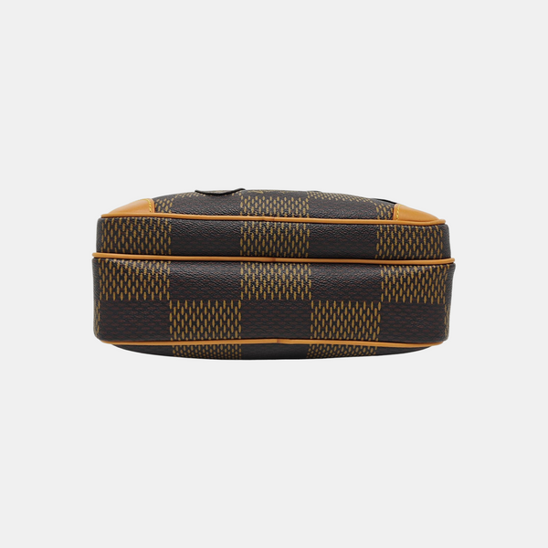NIL Damier Ebene Calfskin Brown