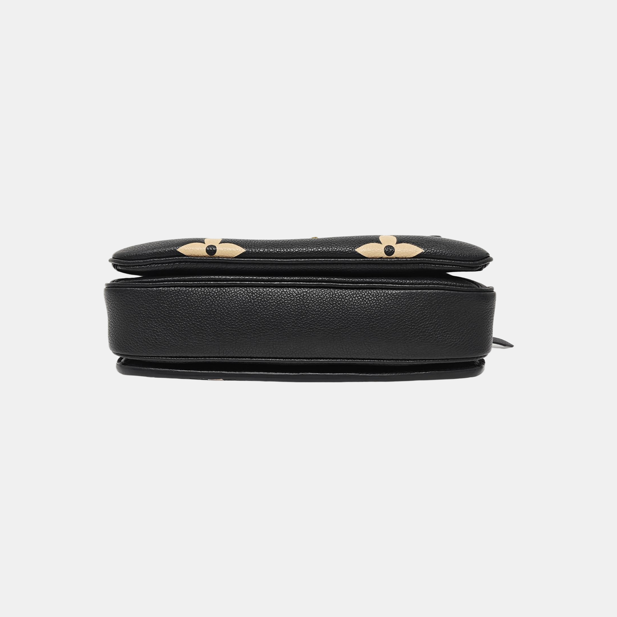 MÉTIS MM Monogram Calfskin Black