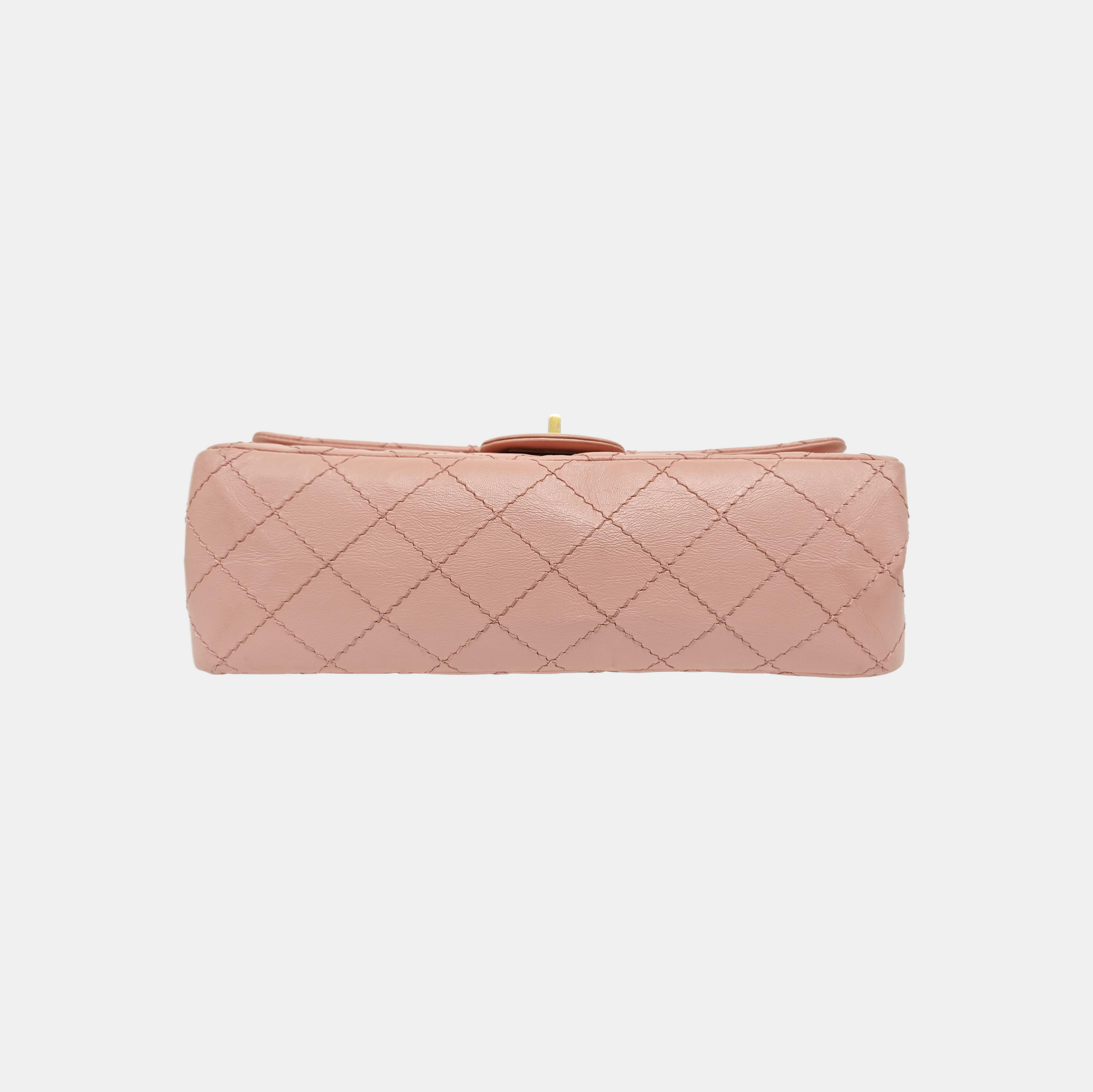 2.55 225 (small) Quilted Vintage Calf Pink