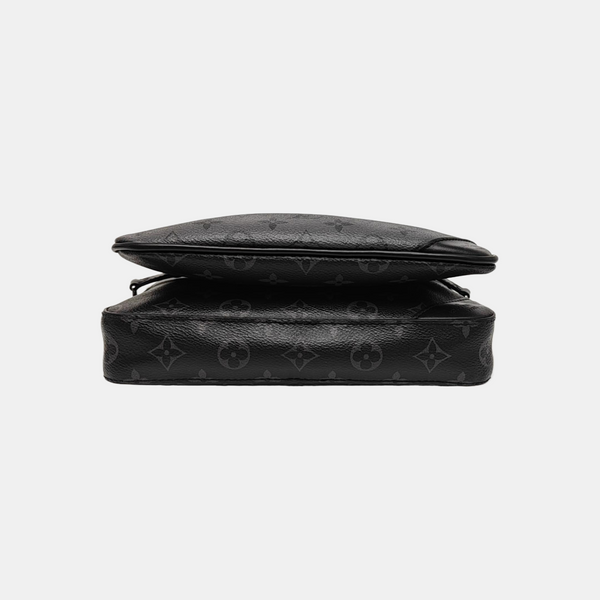 TRIO Monogram Coated Canvas Gray