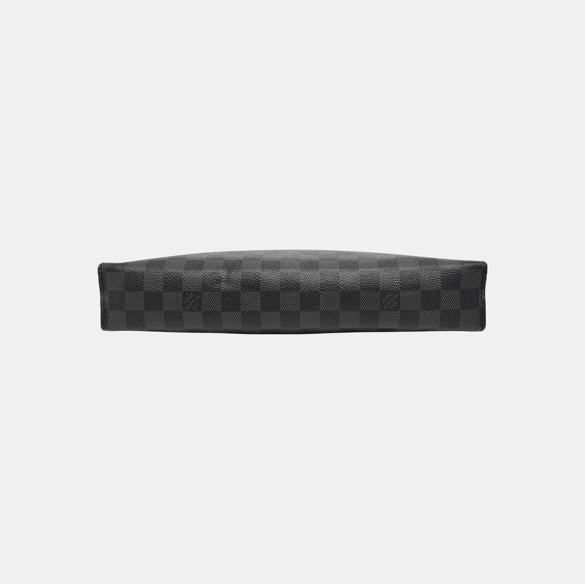 Pochette Voyag GM Damier Graphite Coated Canvas Gray