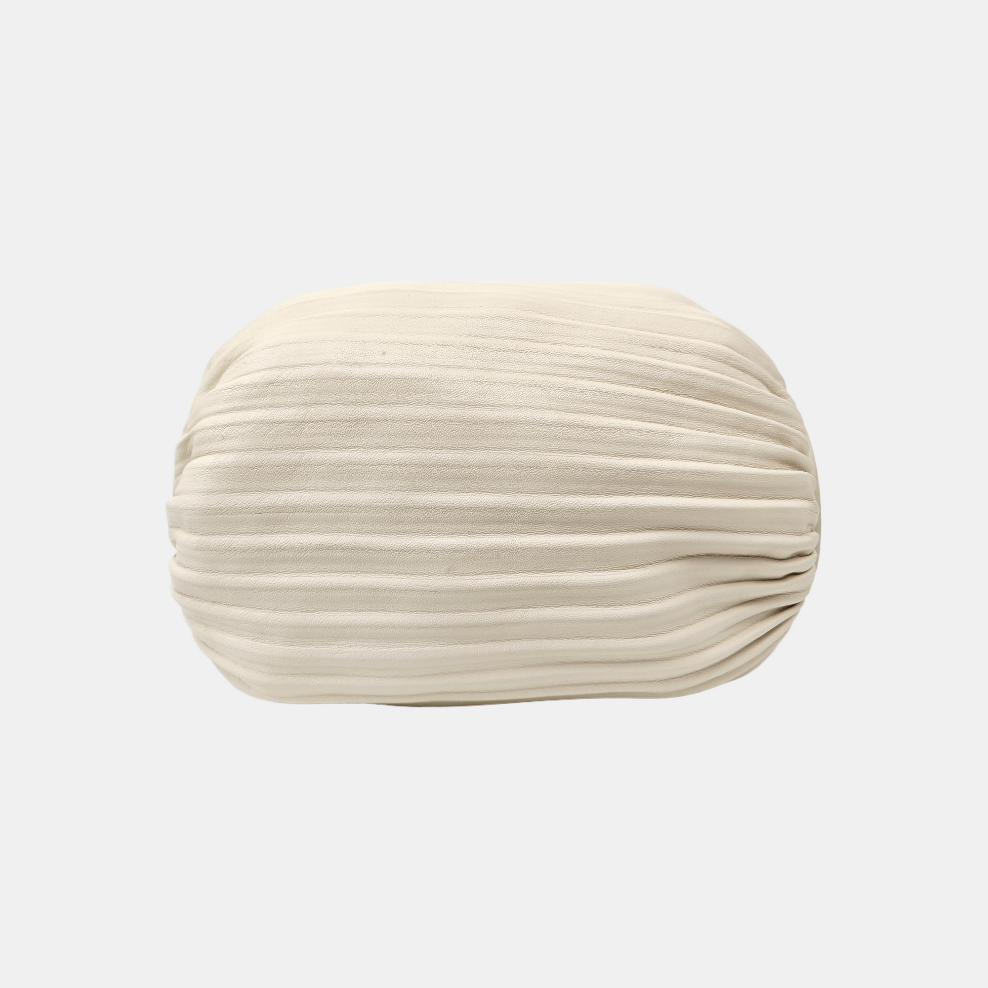 Nest Backet Calfskin White