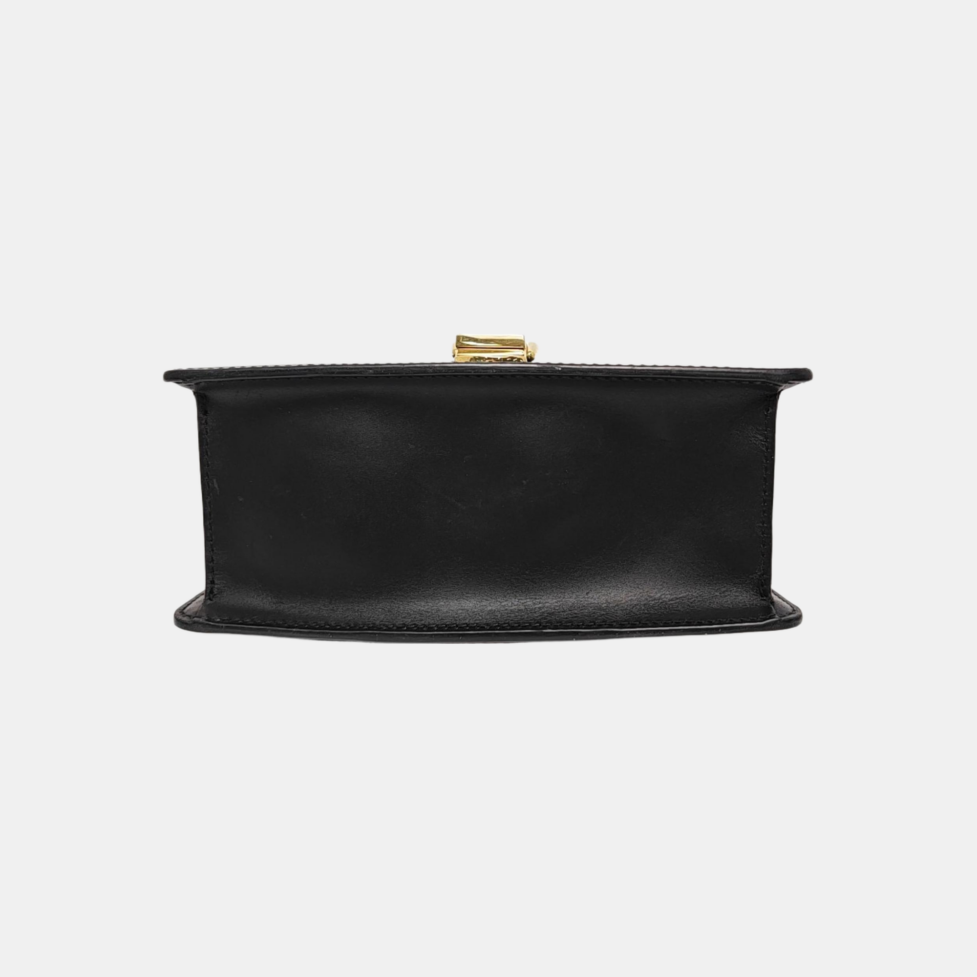 Sylvie Mini Calfskin Black