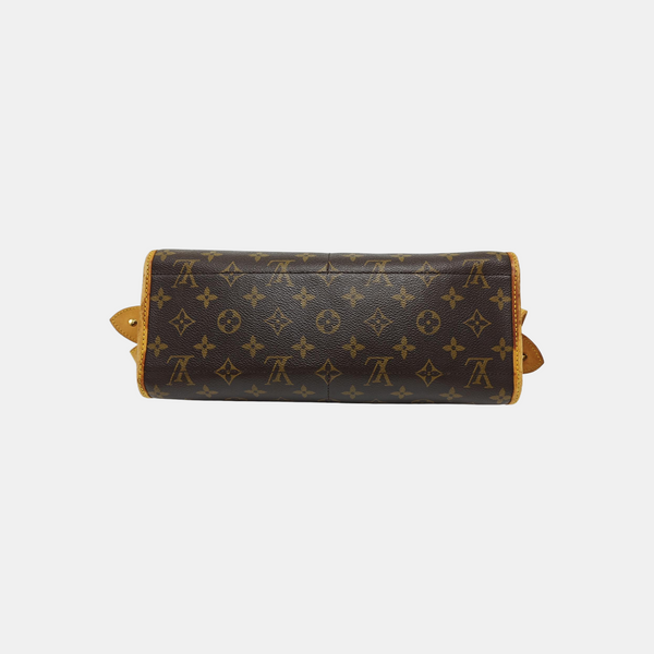 POPINCOURT Monogram Coated Canvas Brown