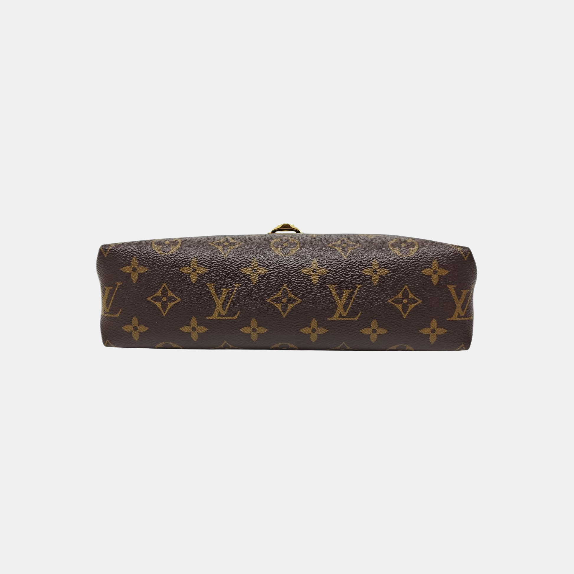 SAINT PLACIDE Monogram Coated Canvas Brown