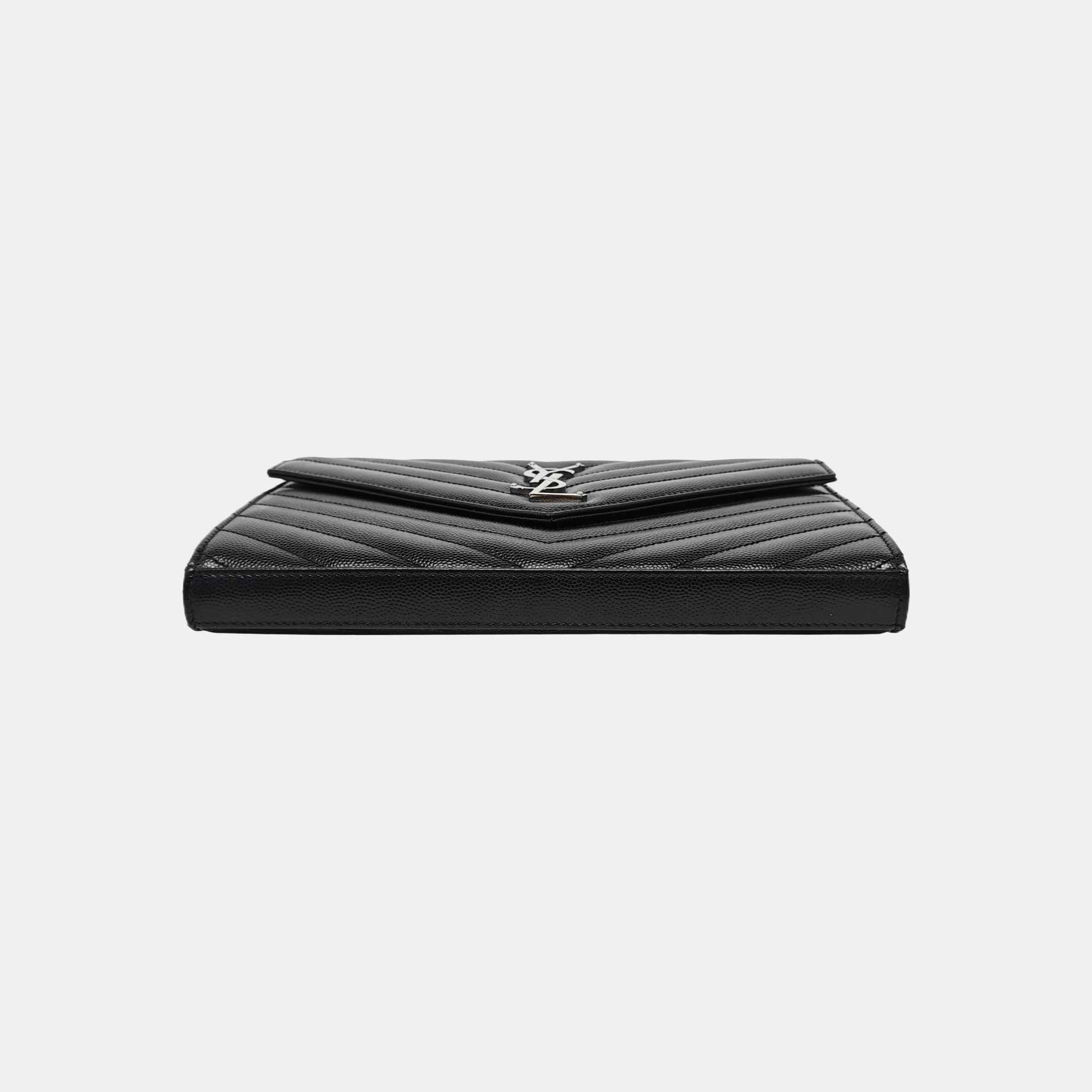 MONOGRAM Medium Chevron Calfskin Black