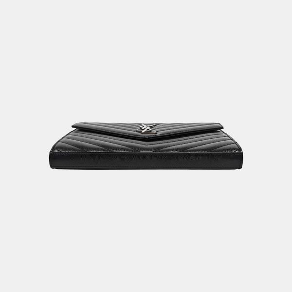MONOGRAM Medium Chevron Calfskin Black