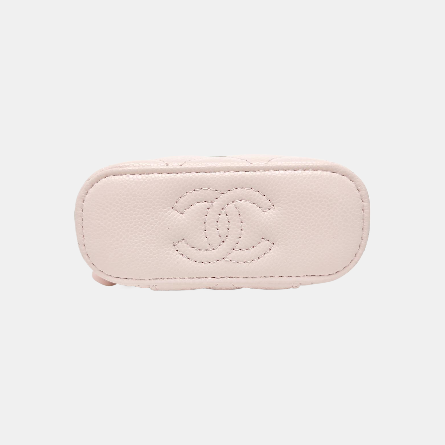 Quilted Grained Calfskin Top Handle Bag Pink