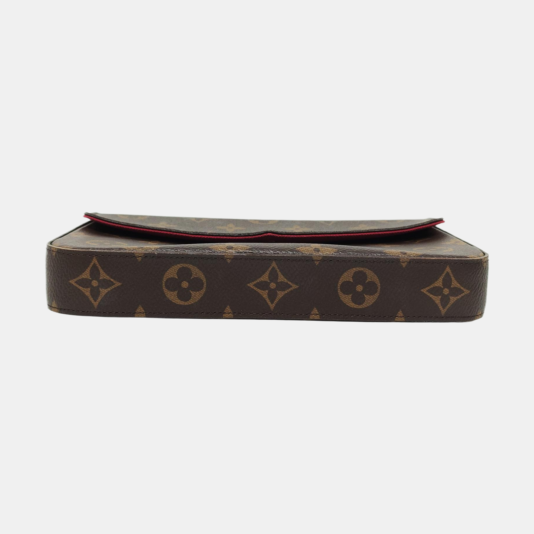 FÉLICIE Monogram Coated Canvas Brown