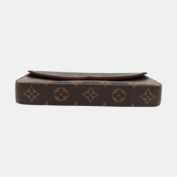 FÉLICIE Monogram Coated Canvas Brown