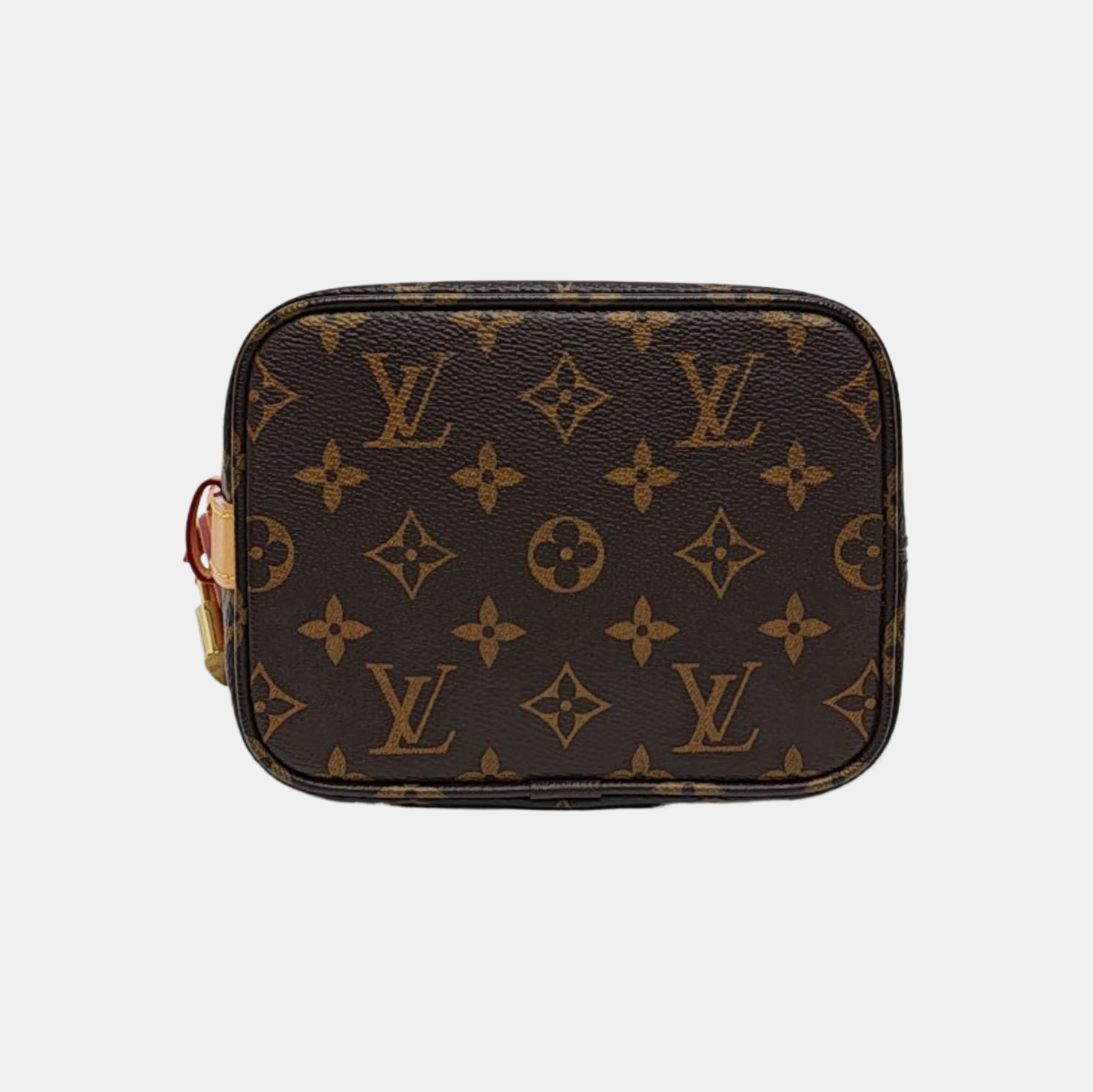 ALL IN BB Monogram Coated Canvas Brown