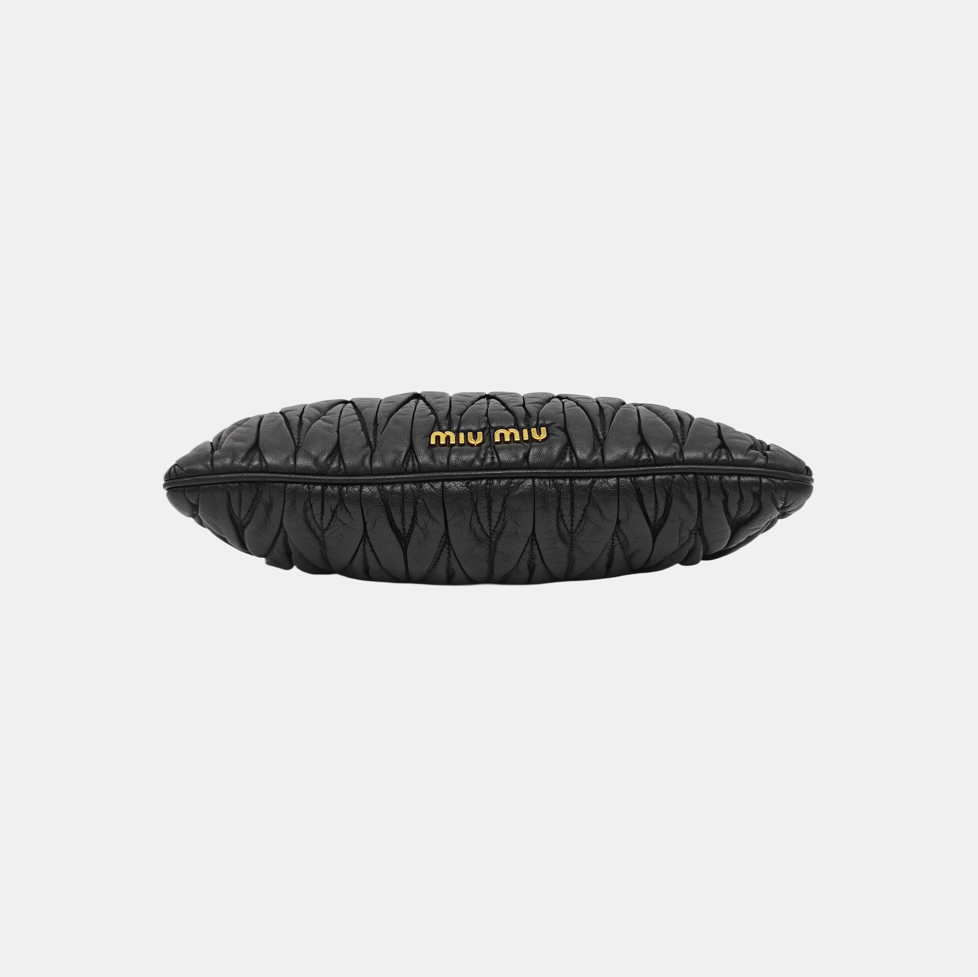 Quilted Lambskin Top Handle Bag Black