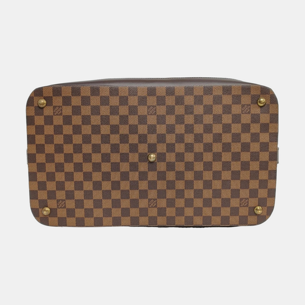 GRIMAUD Damier Ebene Coated Canvas Brown