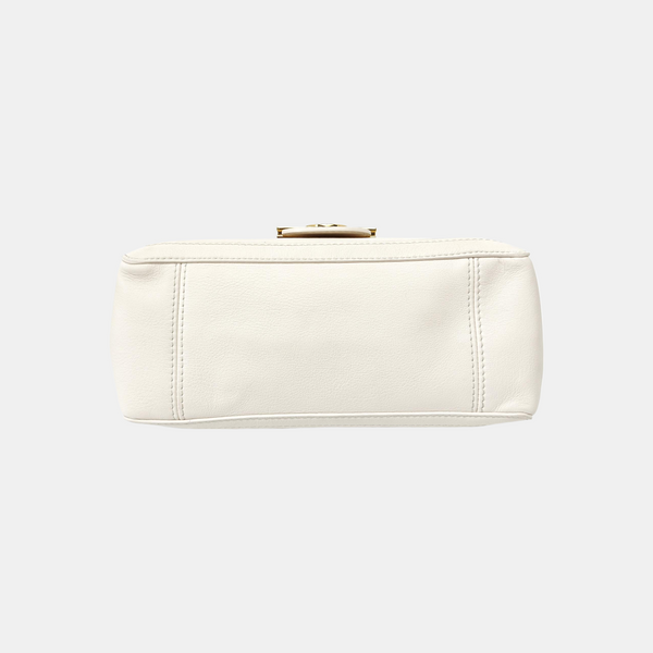 DAUPHINE MM Calfskin White
