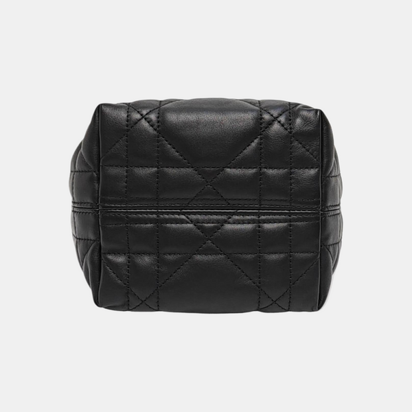Toujours Nano Cannage Calfskin Black